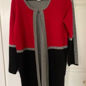Long sweater jacket
